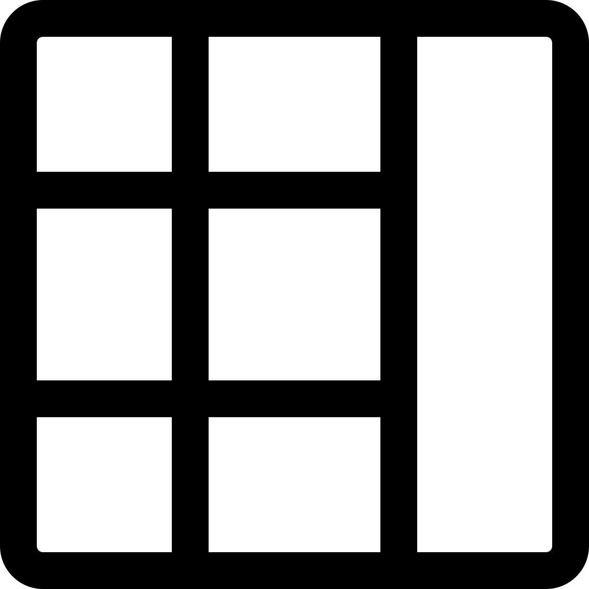 정사각형 그리드 icon