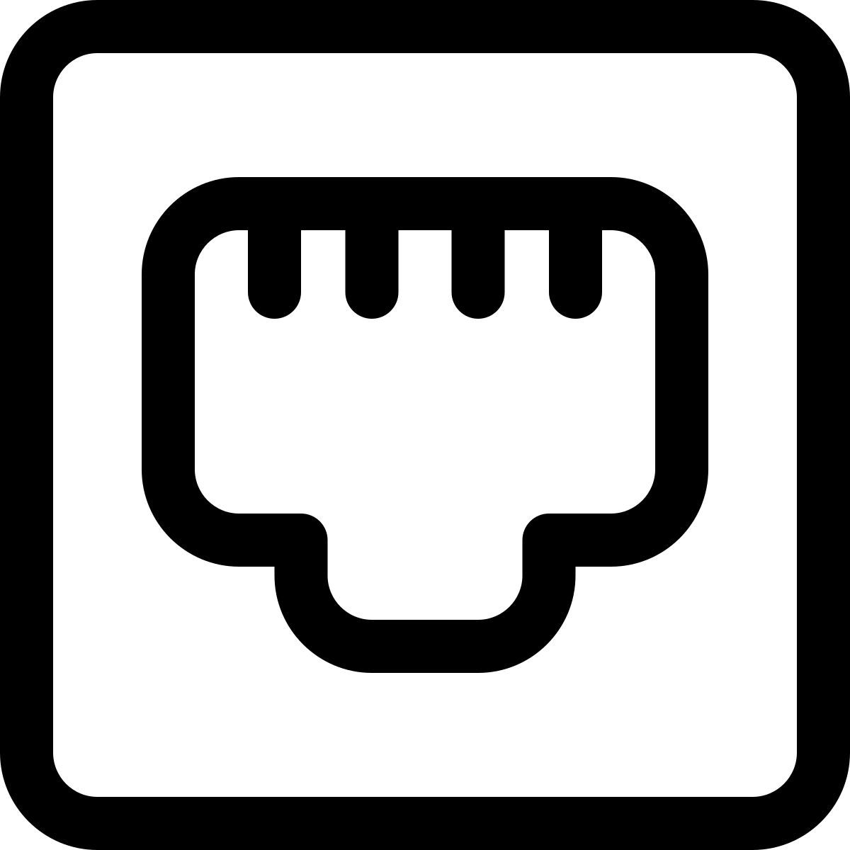 network port icon