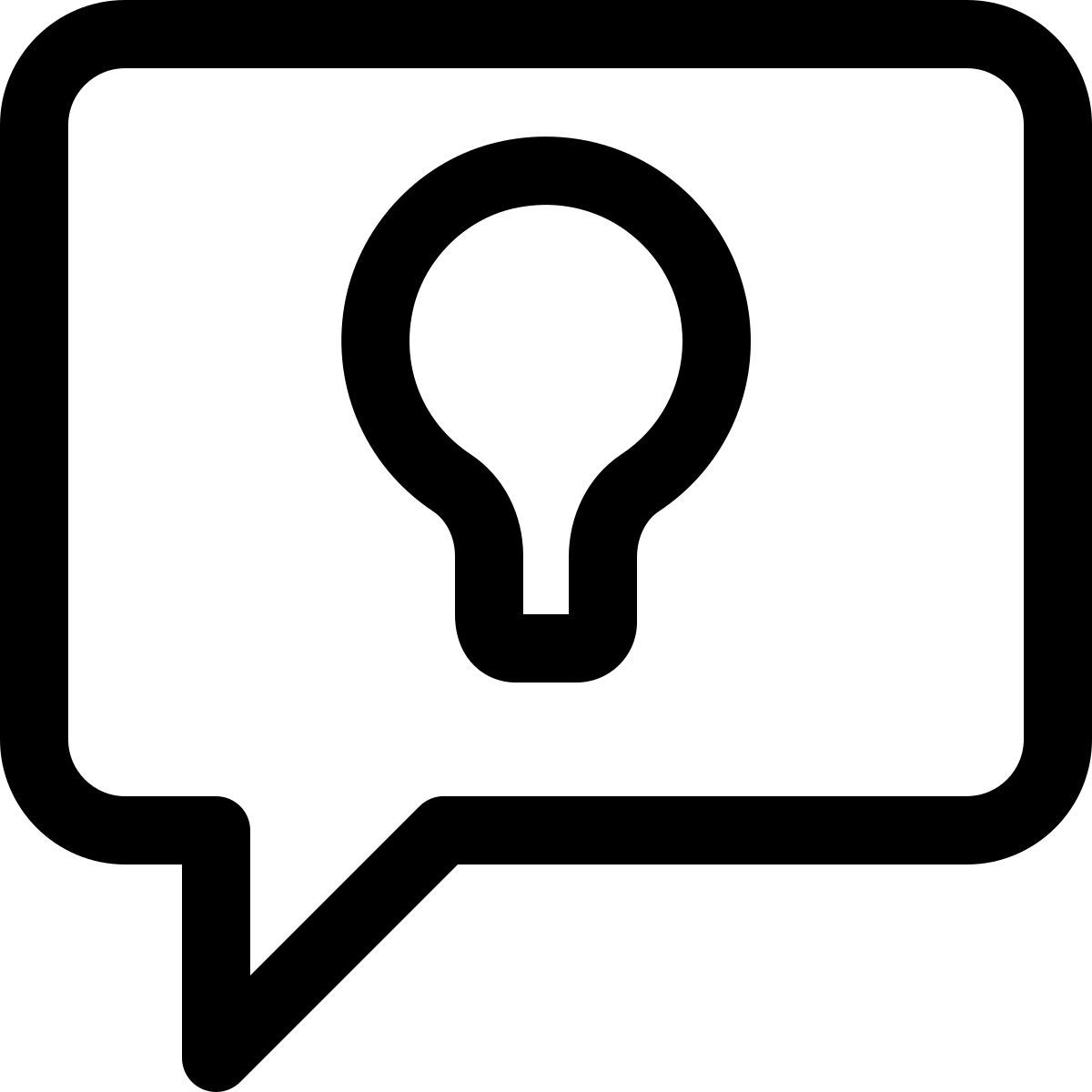 new idea message icon