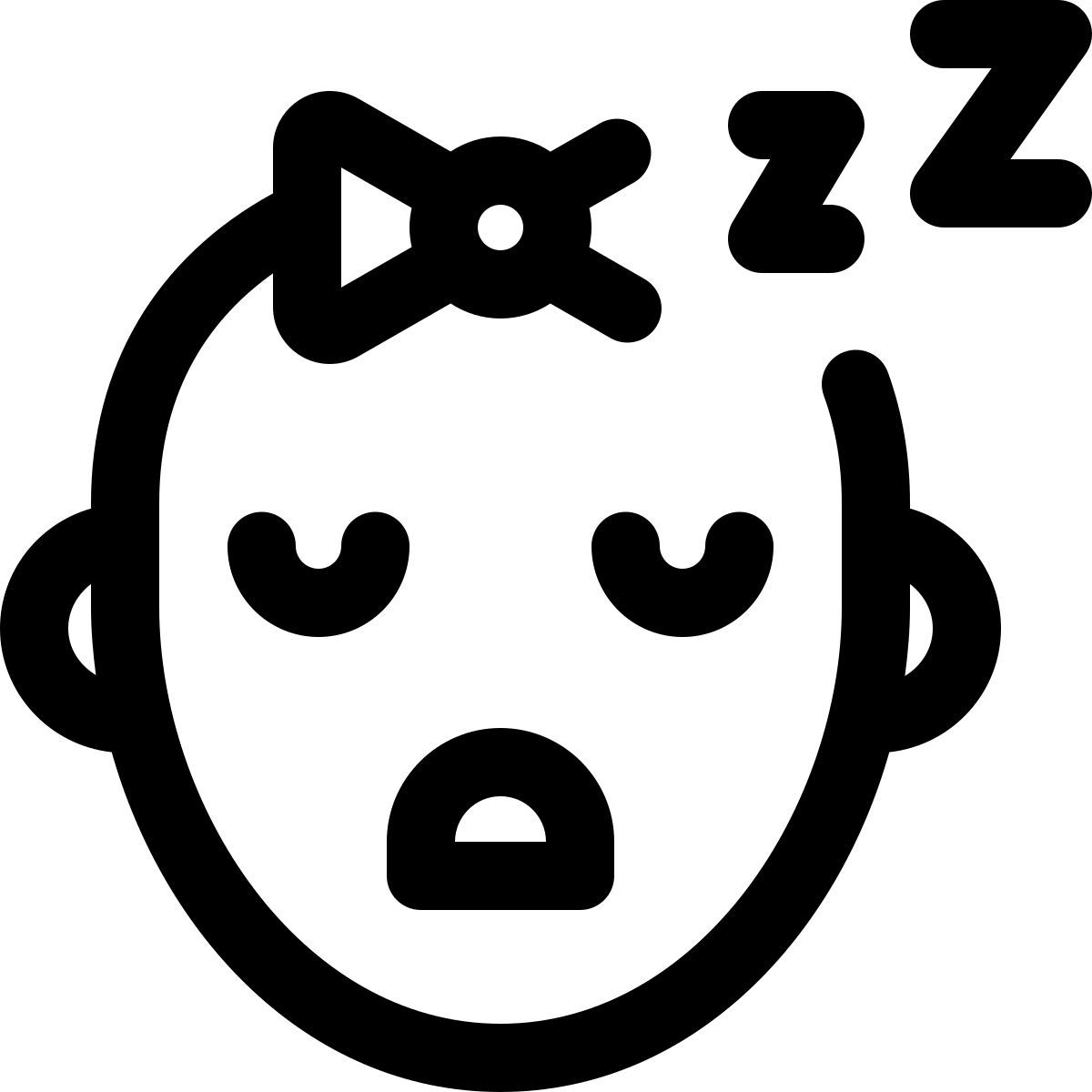 niña durmiendo icon