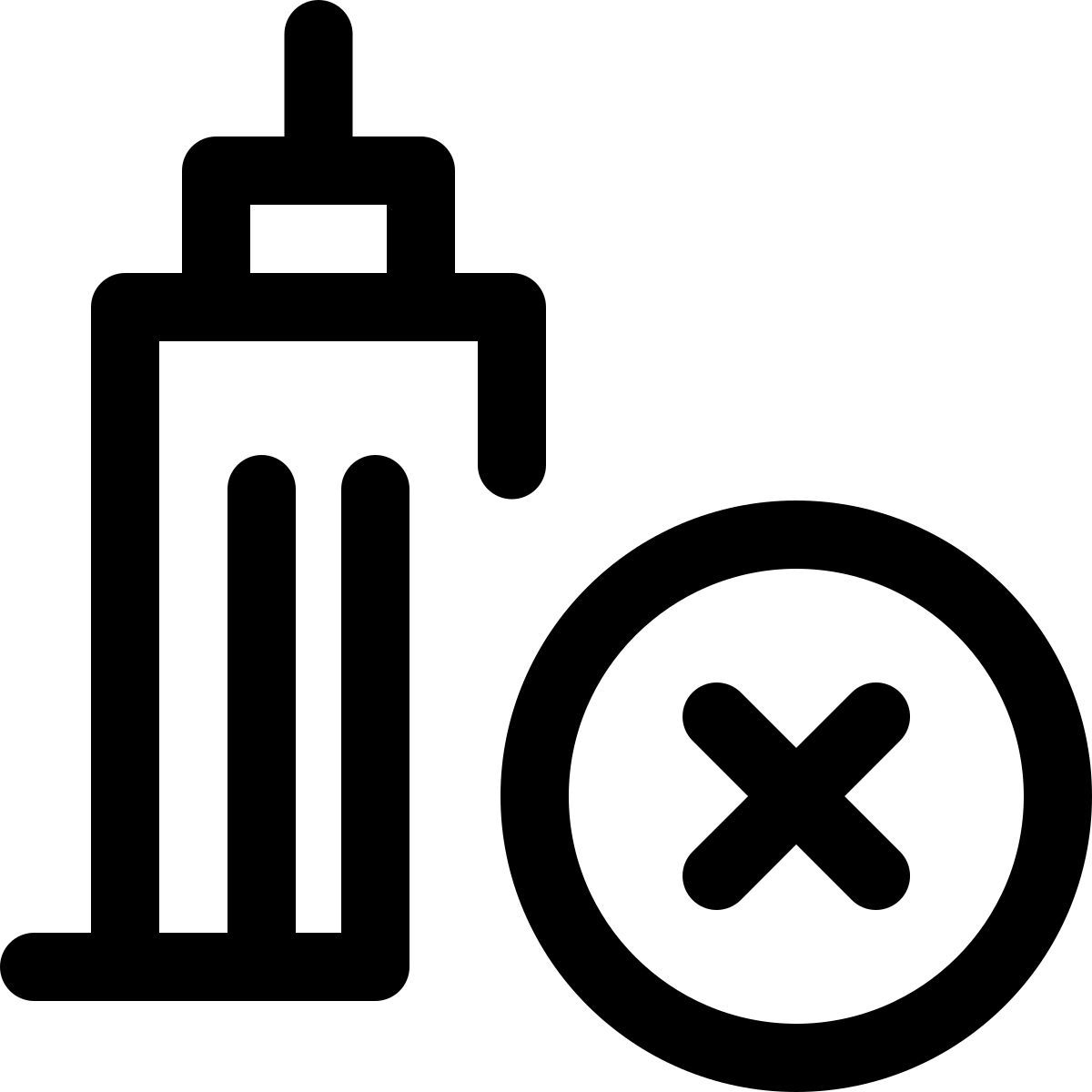 blocked company icon