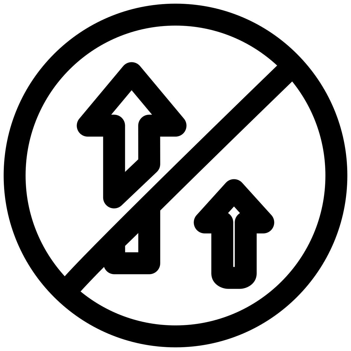 não é permitido ultrapassar icon