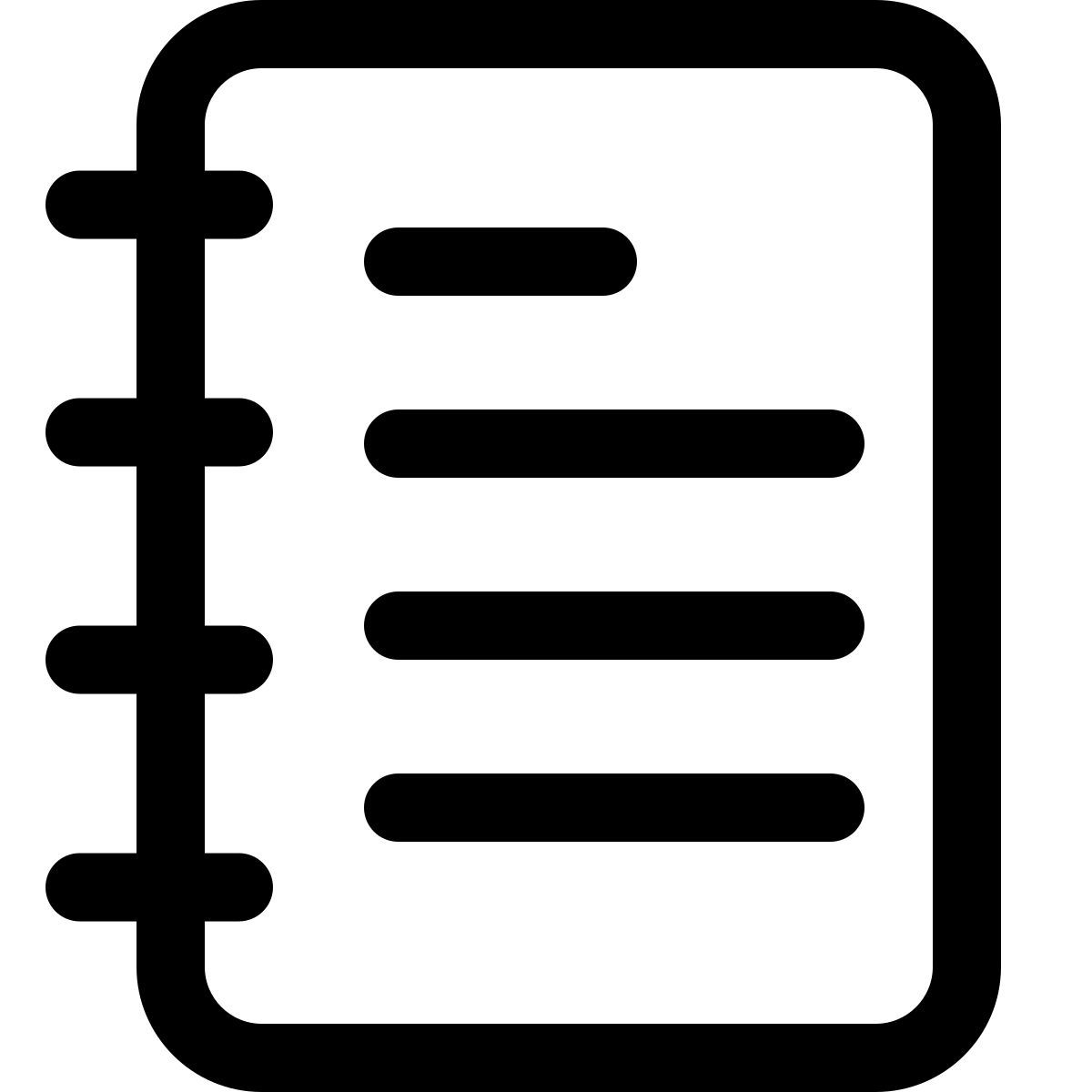 spiral notebook icon