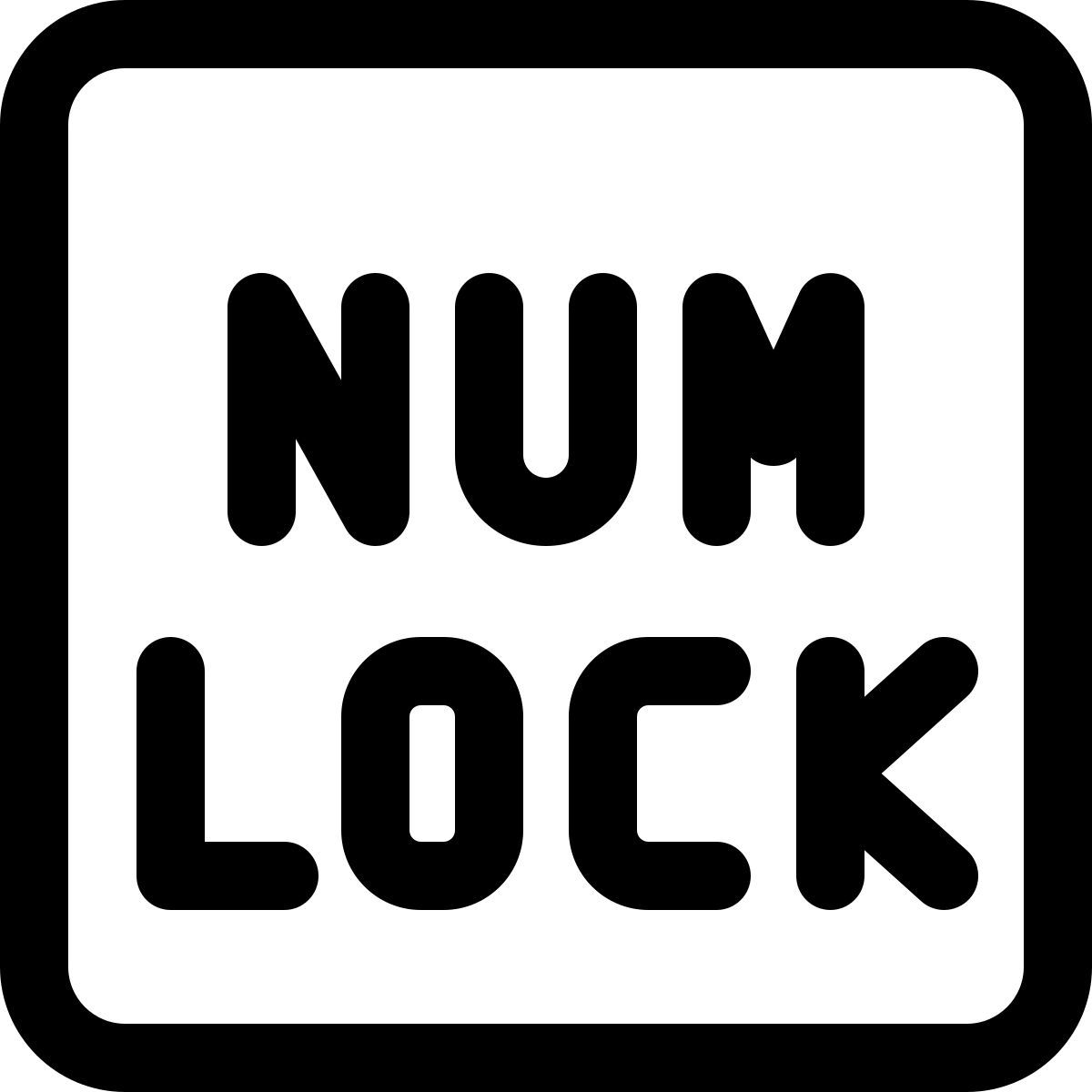 num lock icon