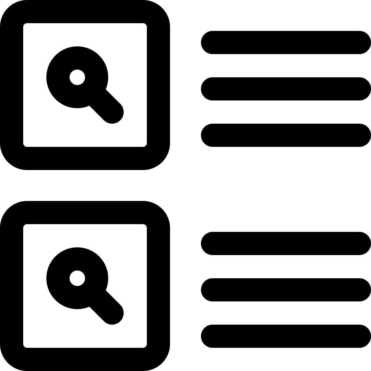 resultados de la búsqueda icon