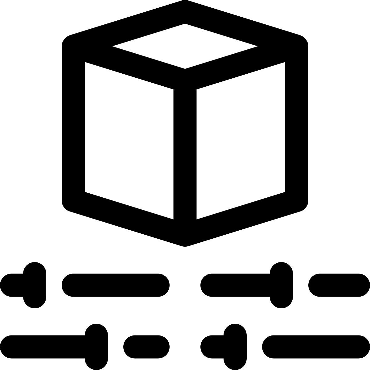 3d model parameters icon