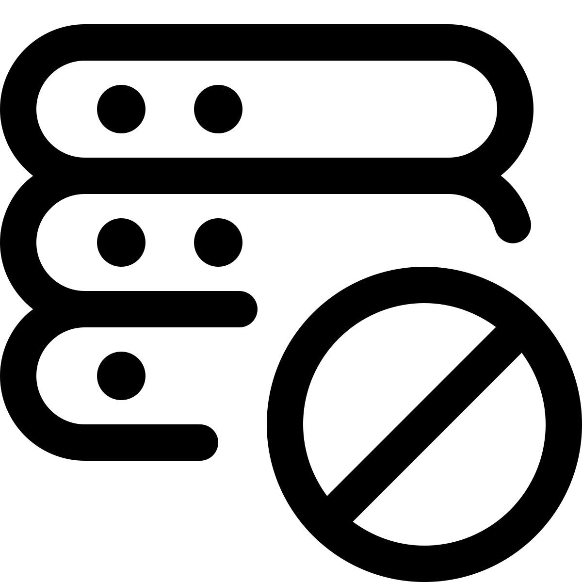 restricted server access icon