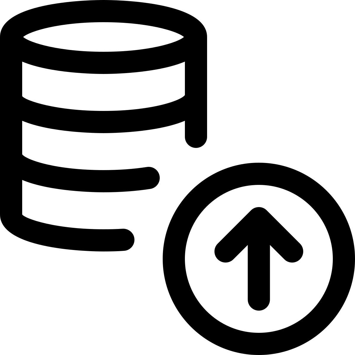 database upload icon