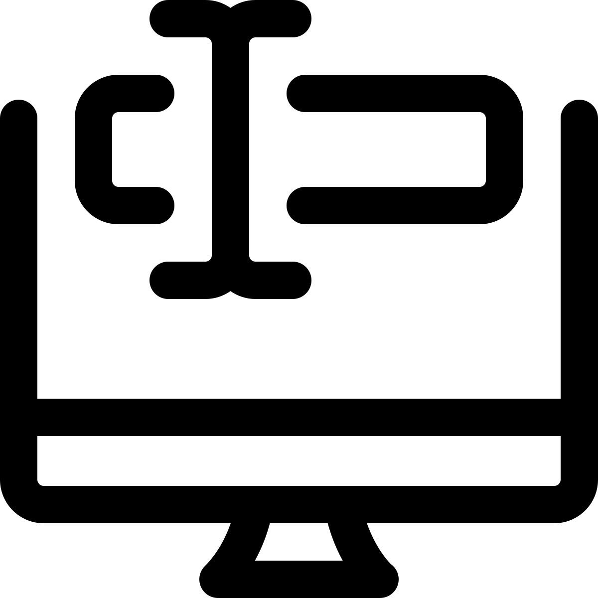 digitação na área de trabalho icon