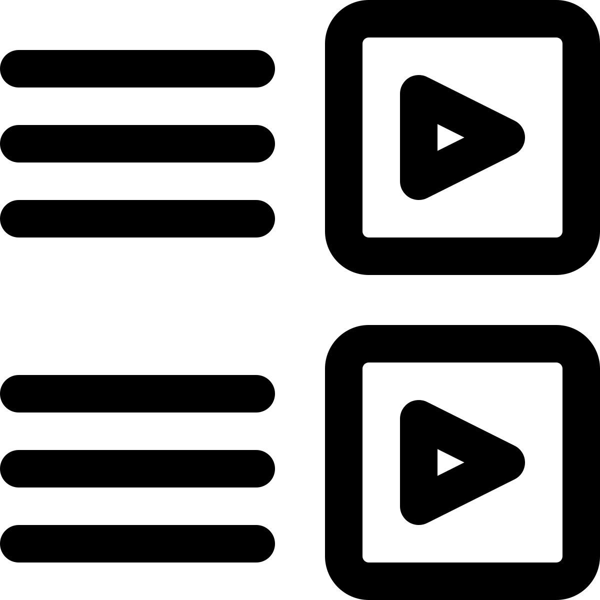 comparaison vidéo icon