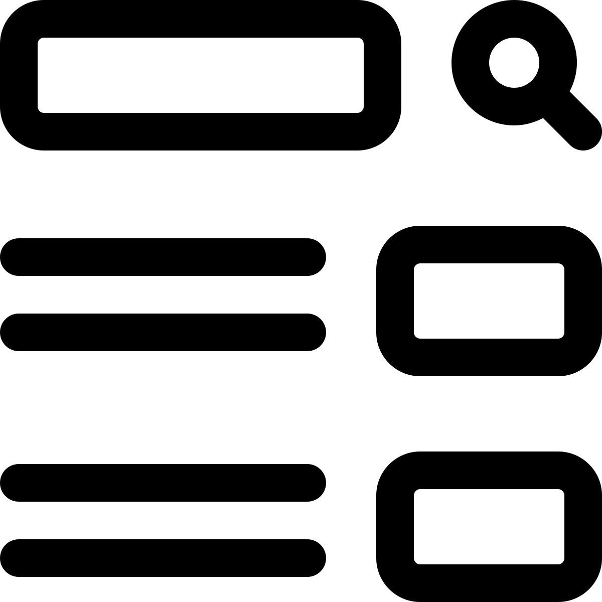 layout de pesquisa icon