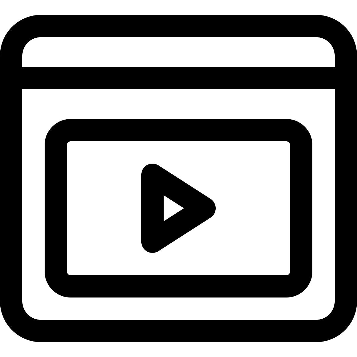 video streaming icon