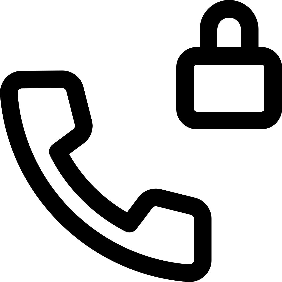 bloqueo de teléfono icon
