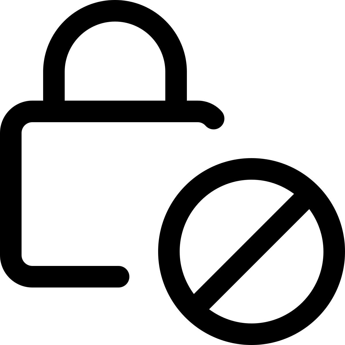 차단된 액세스 icon