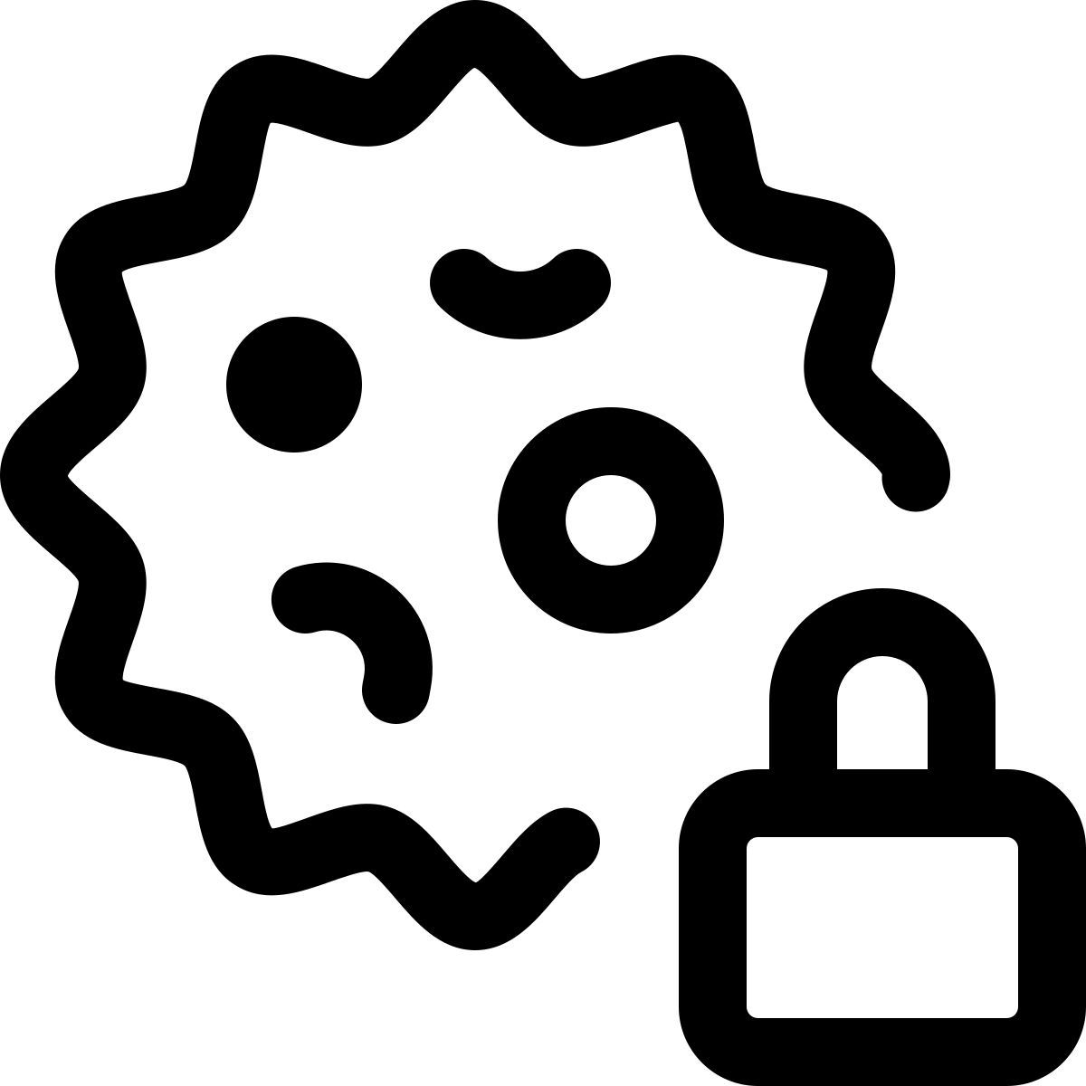 coronavirus lockdown icon