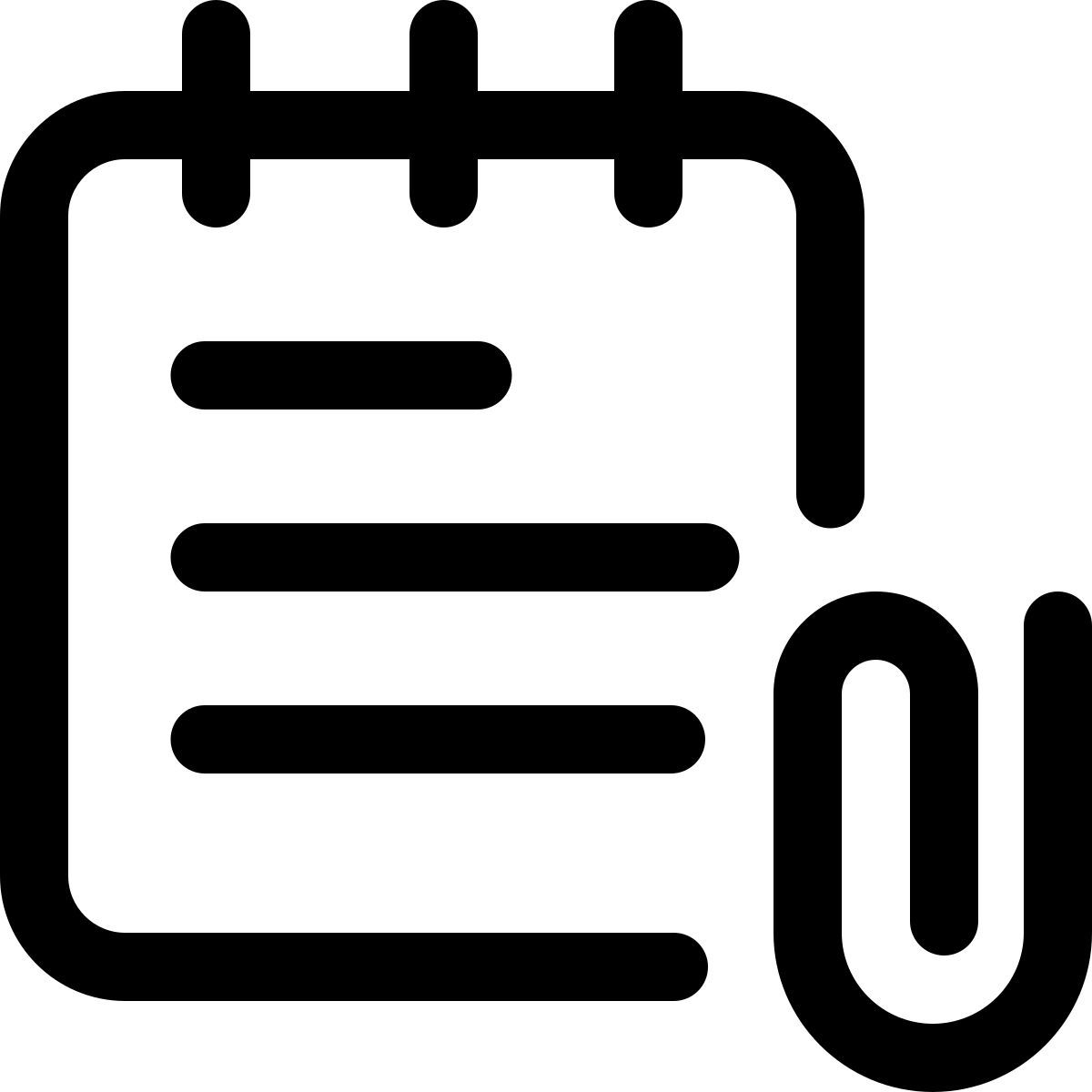 attach notes icon