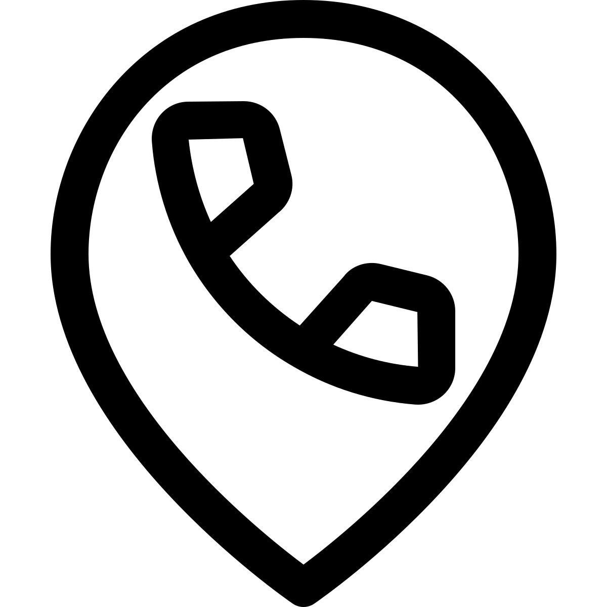 ubicación de la llamada icon