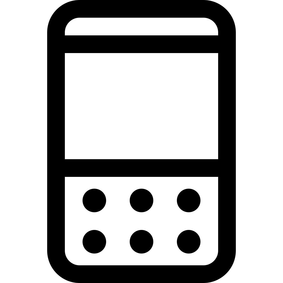 keyboard phone icon