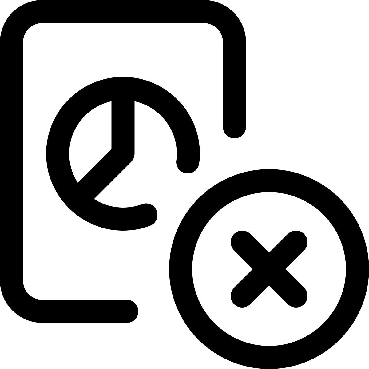 supprimer le graphique à secteurs icon
