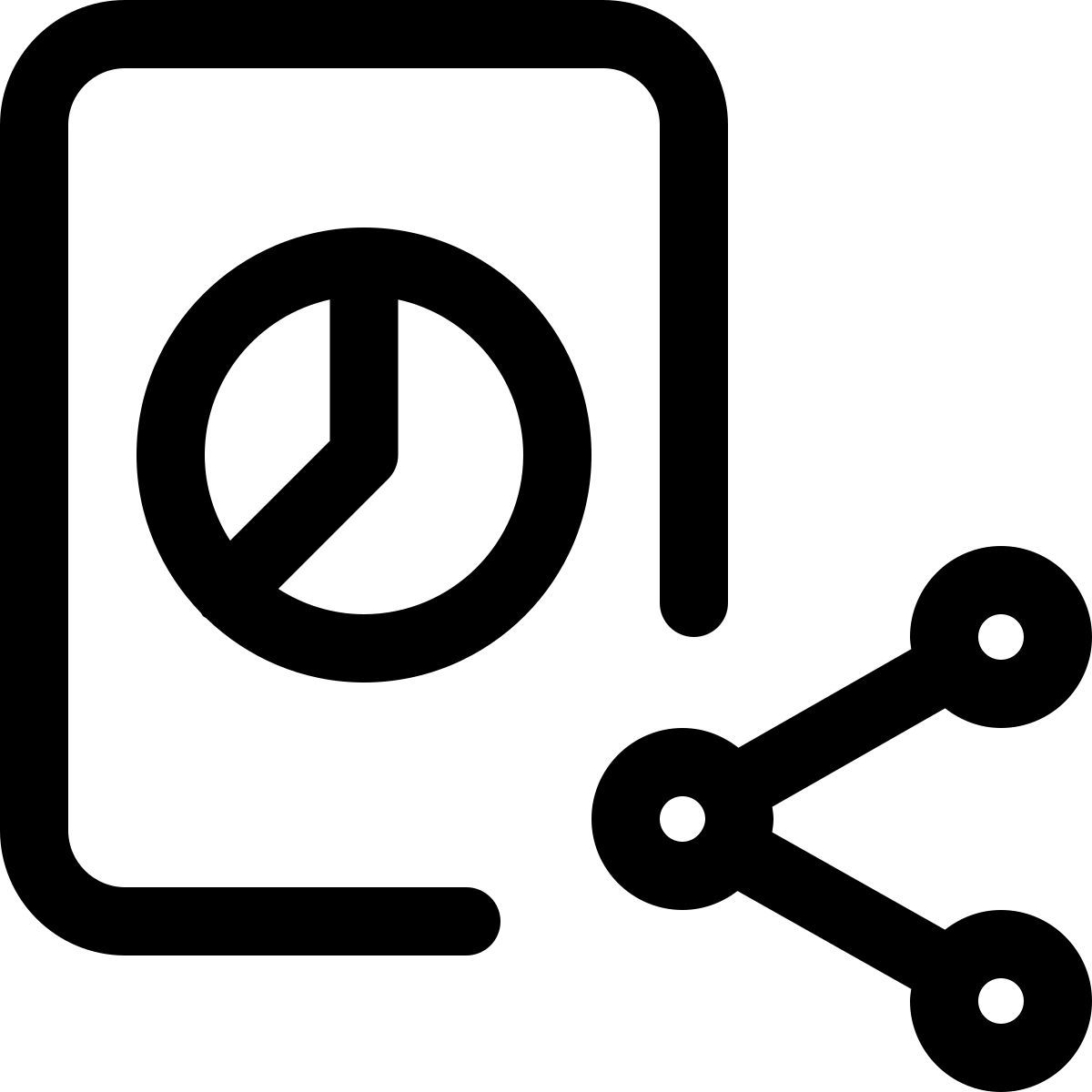 share pie chart icon