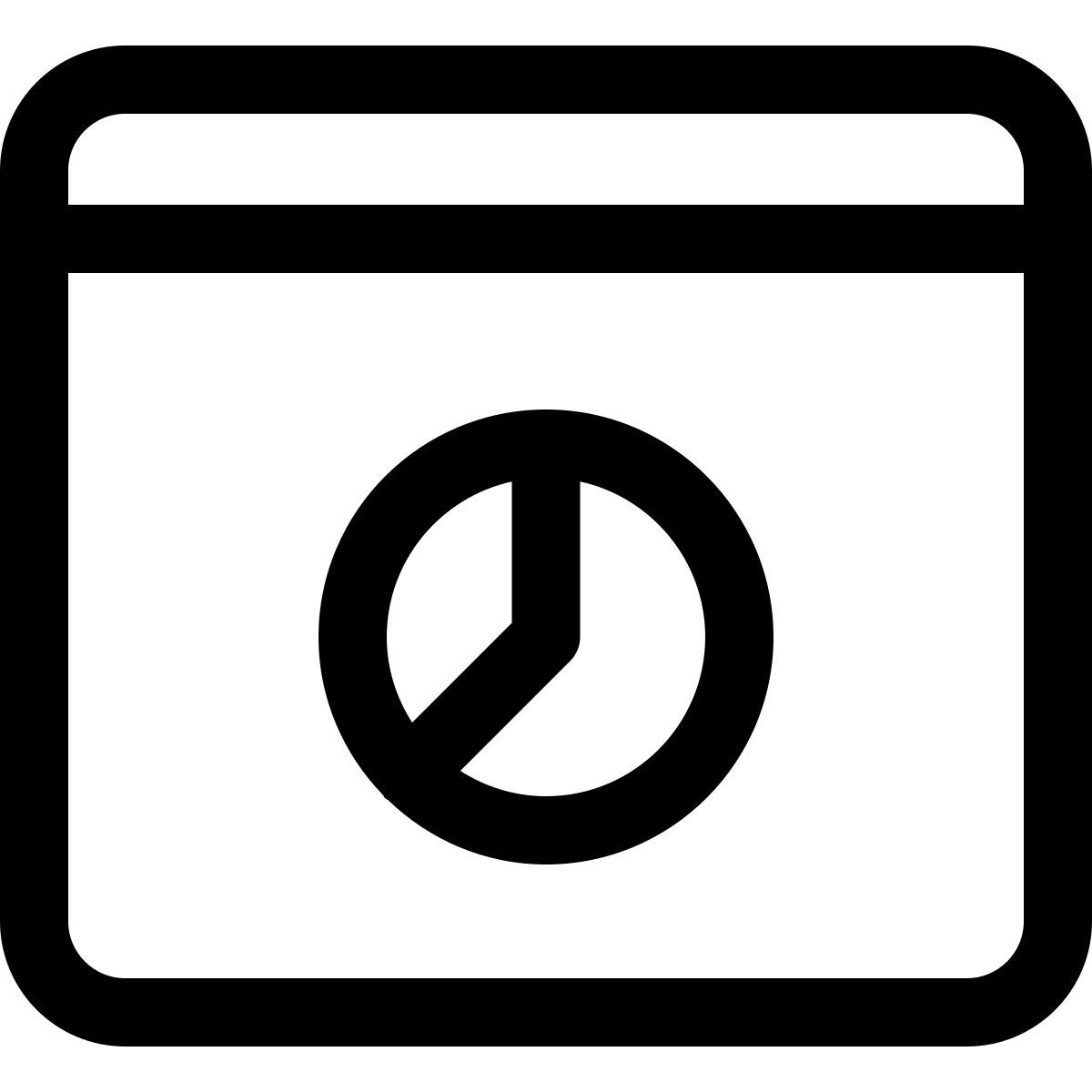 web pie chart icon