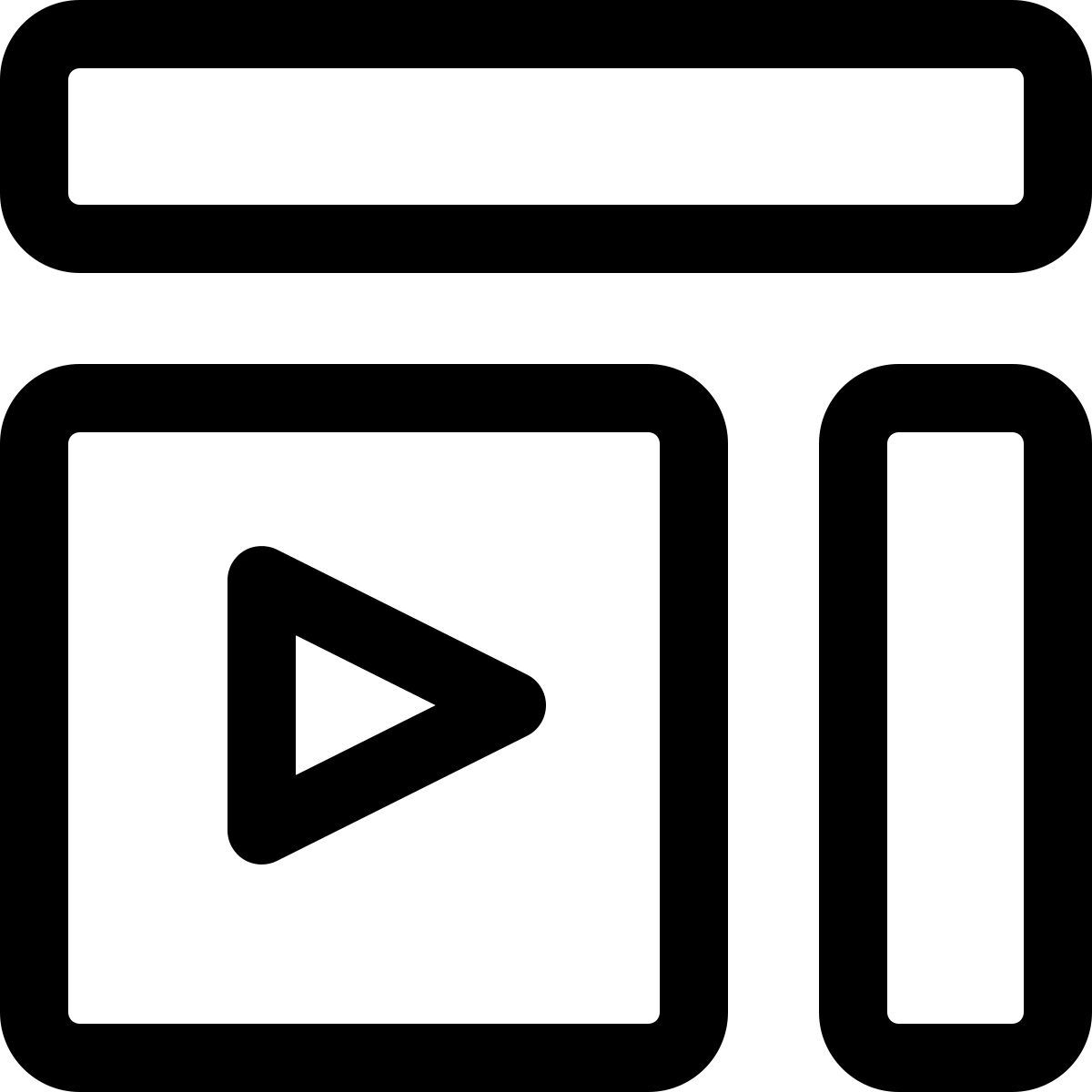 contenu vidéo icon