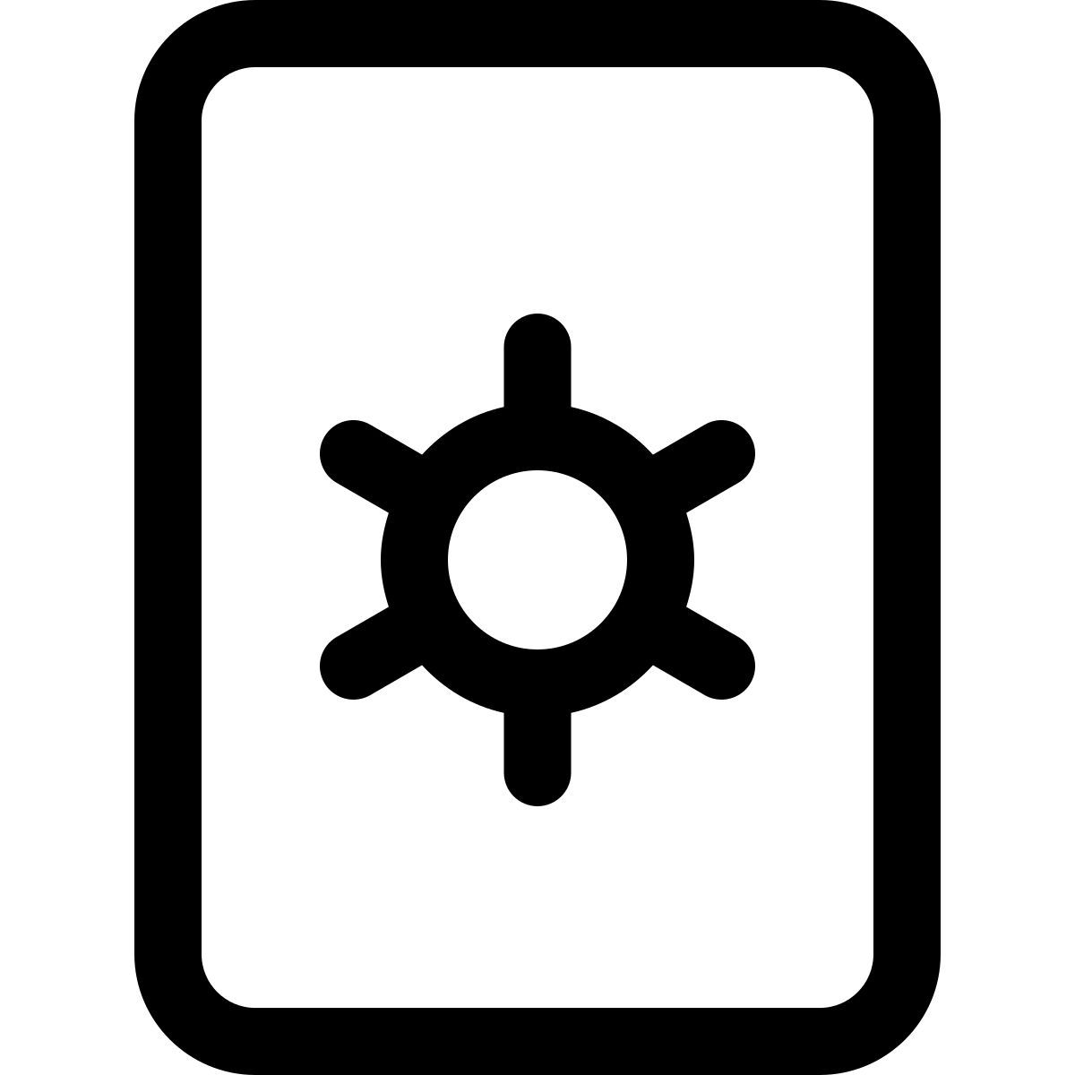tablet settings icon