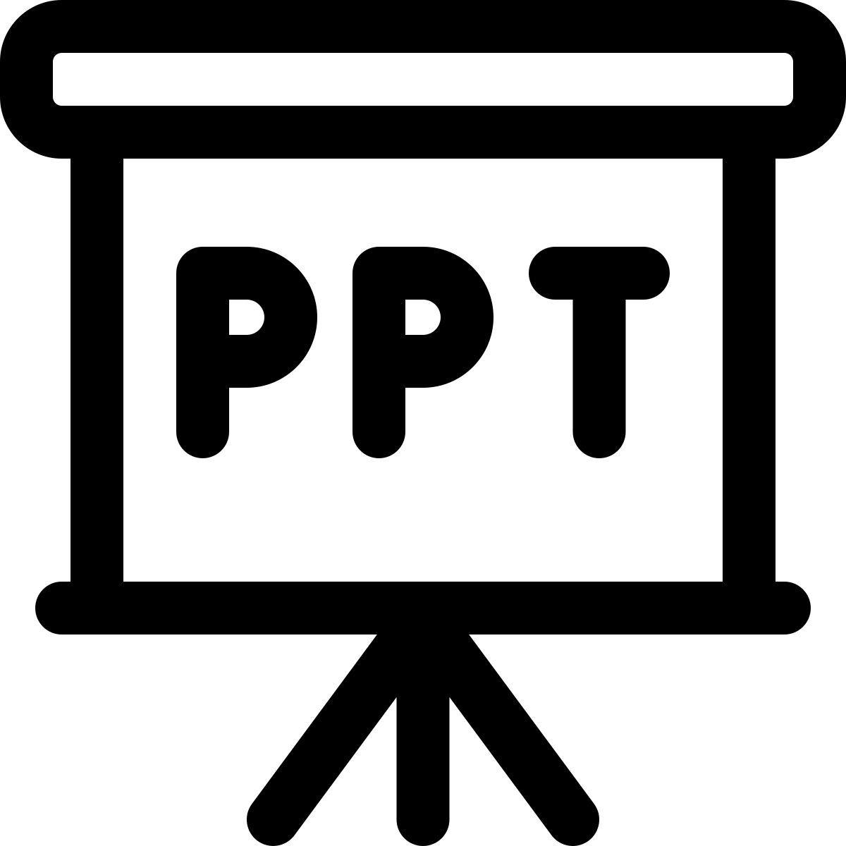 power point presentation icon