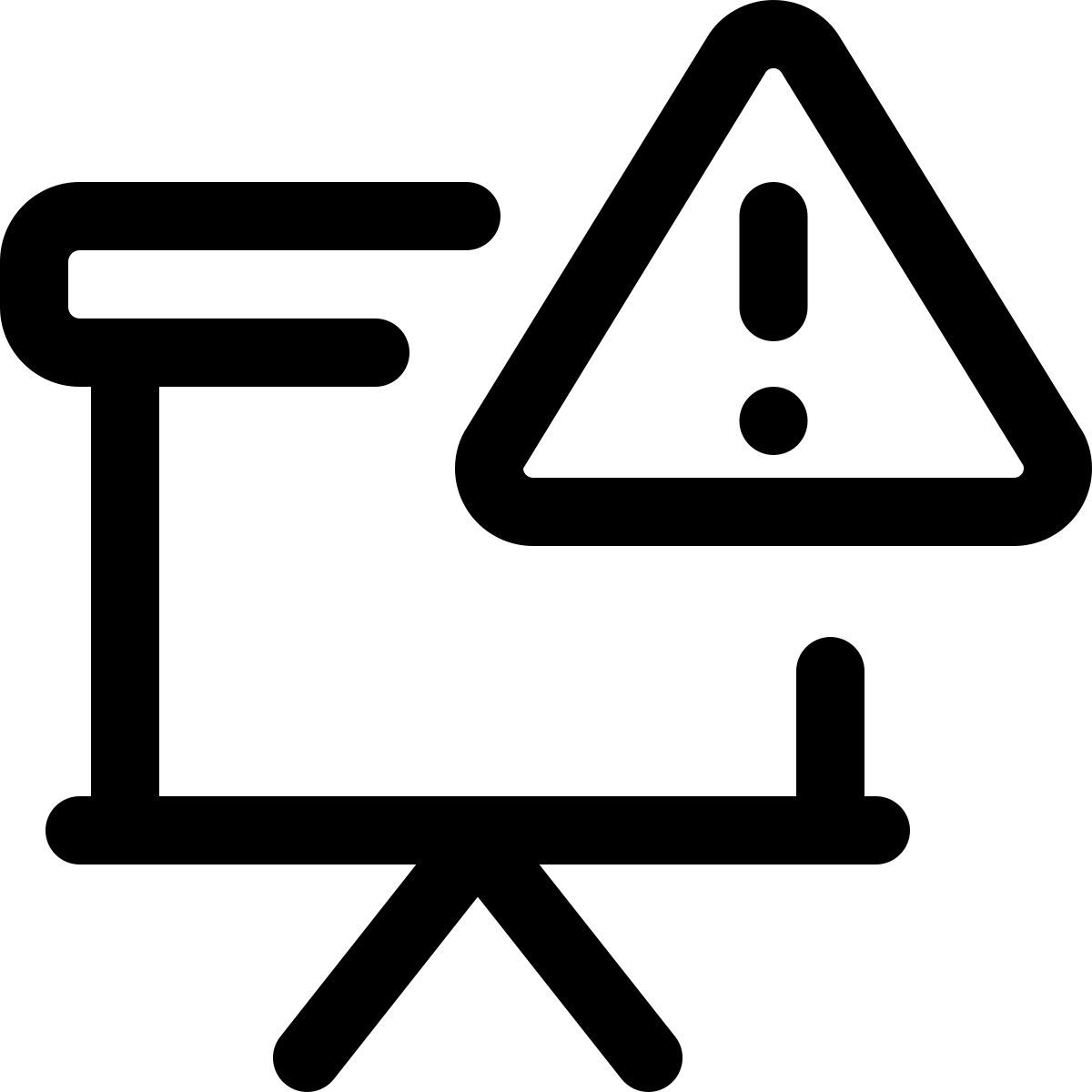 presentation error icon