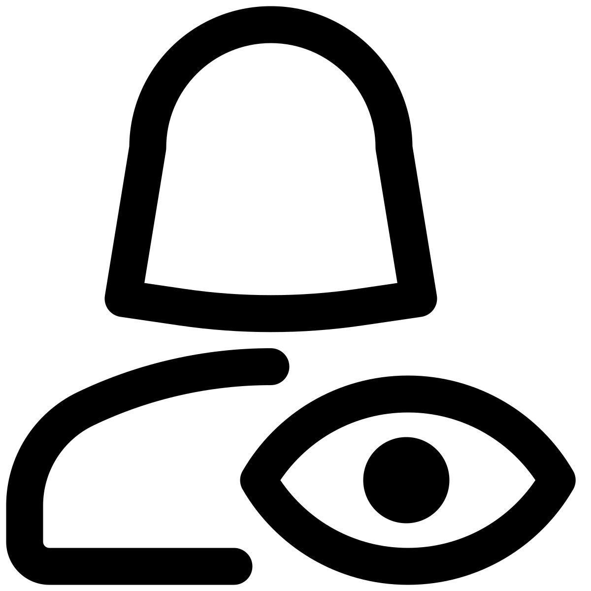 preview of a social media profile online layout icon