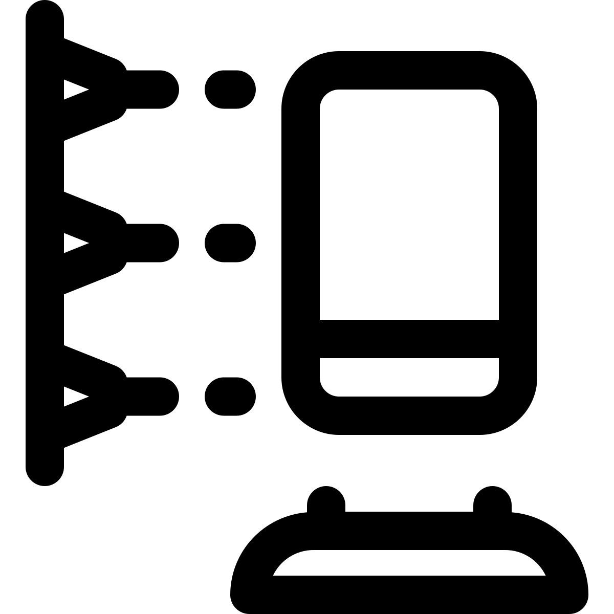 3d smartphone printing icon