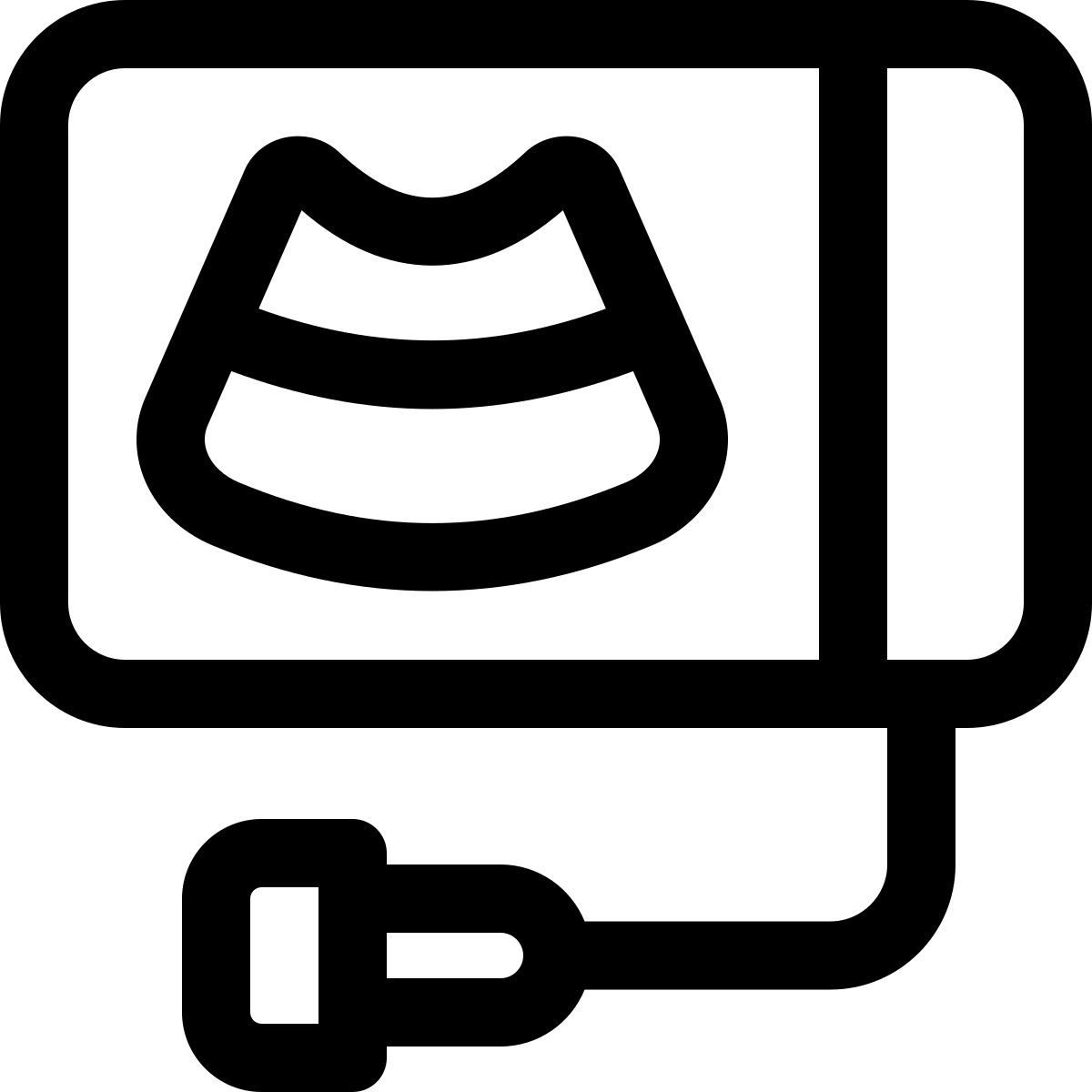 pantalla de ultrasonido icon