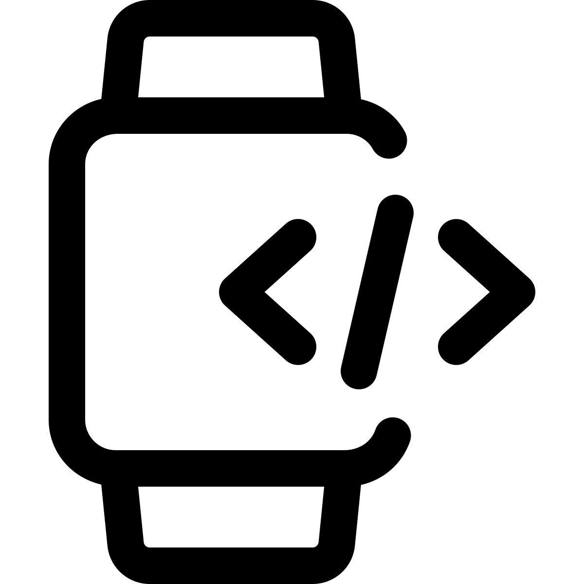 smartwatch code icon