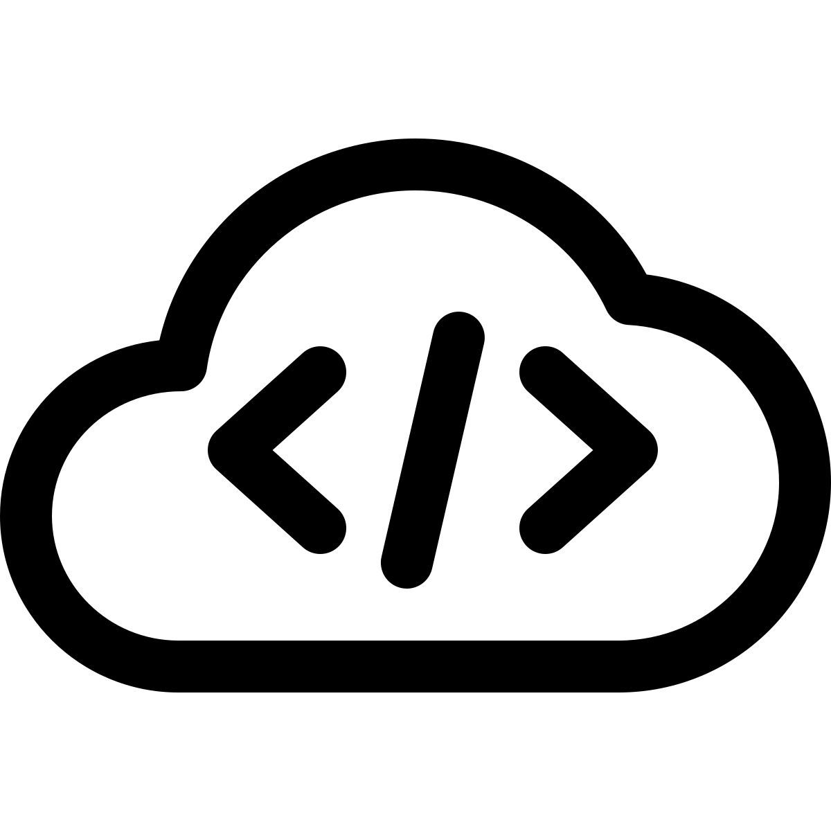 cloud programming icon