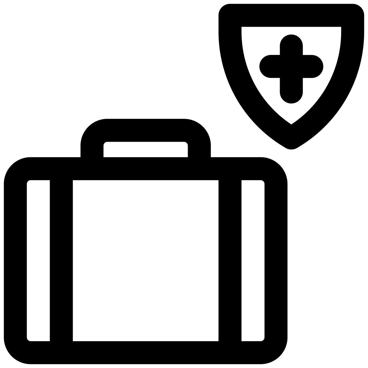 baggage insurance icon