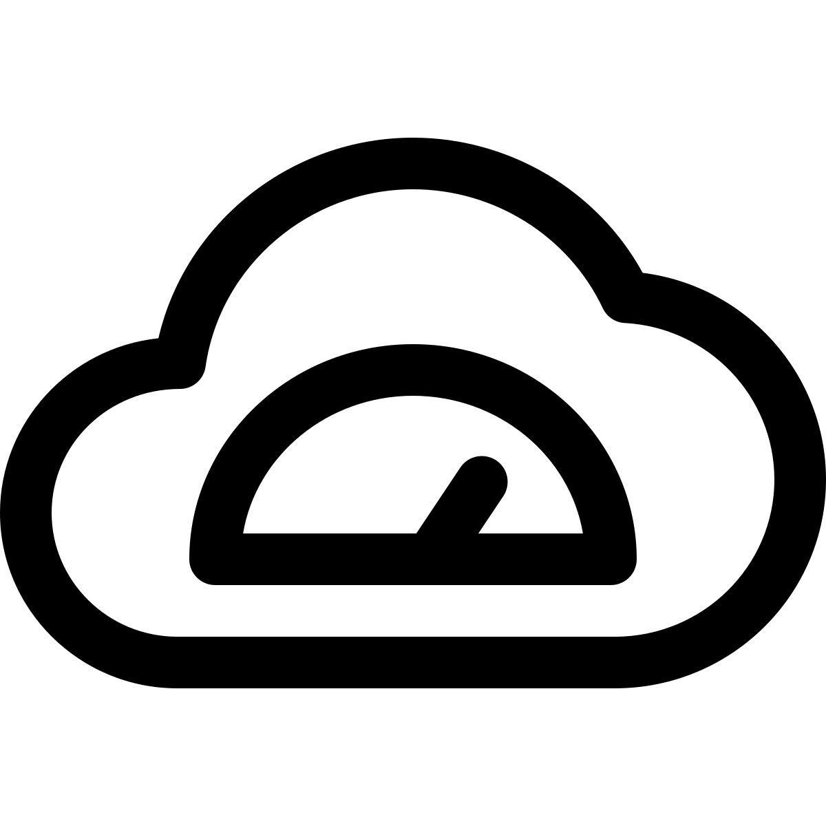velocità del cloud icon