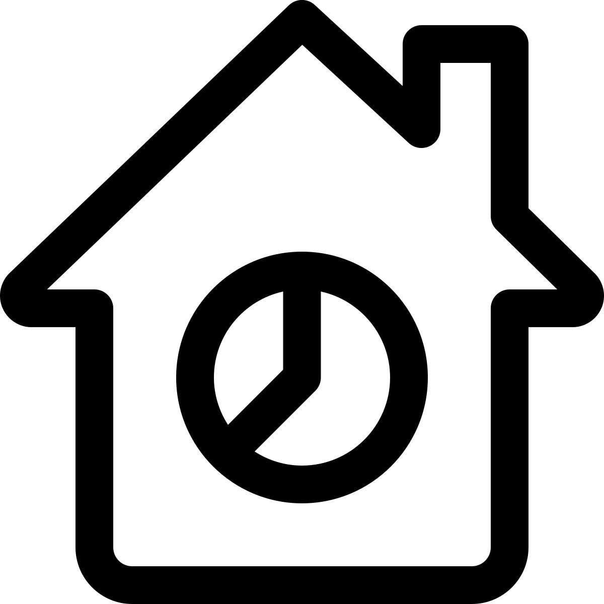 real estate statistics icon