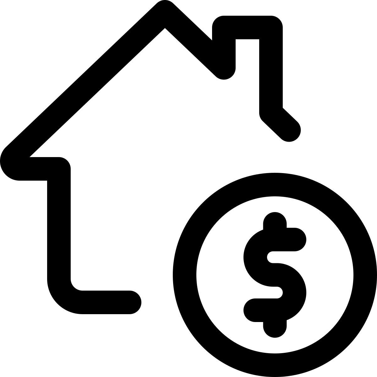 real estate cost icon