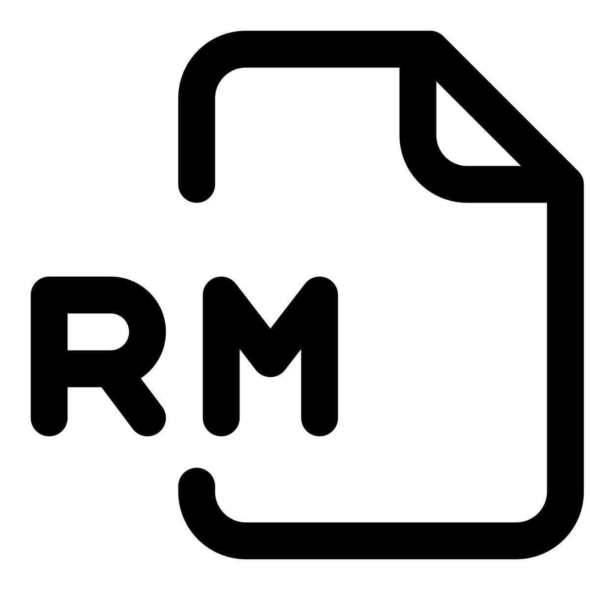 arquivo rm icon