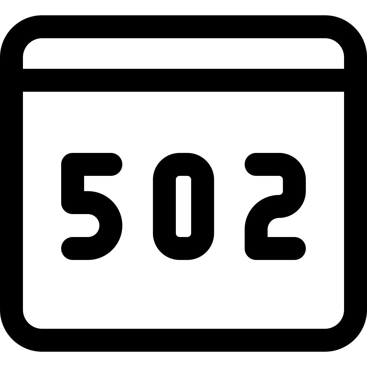 página de error 502 icon