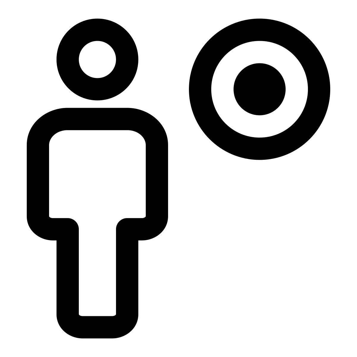 recording work and controlling work purpose layout icon