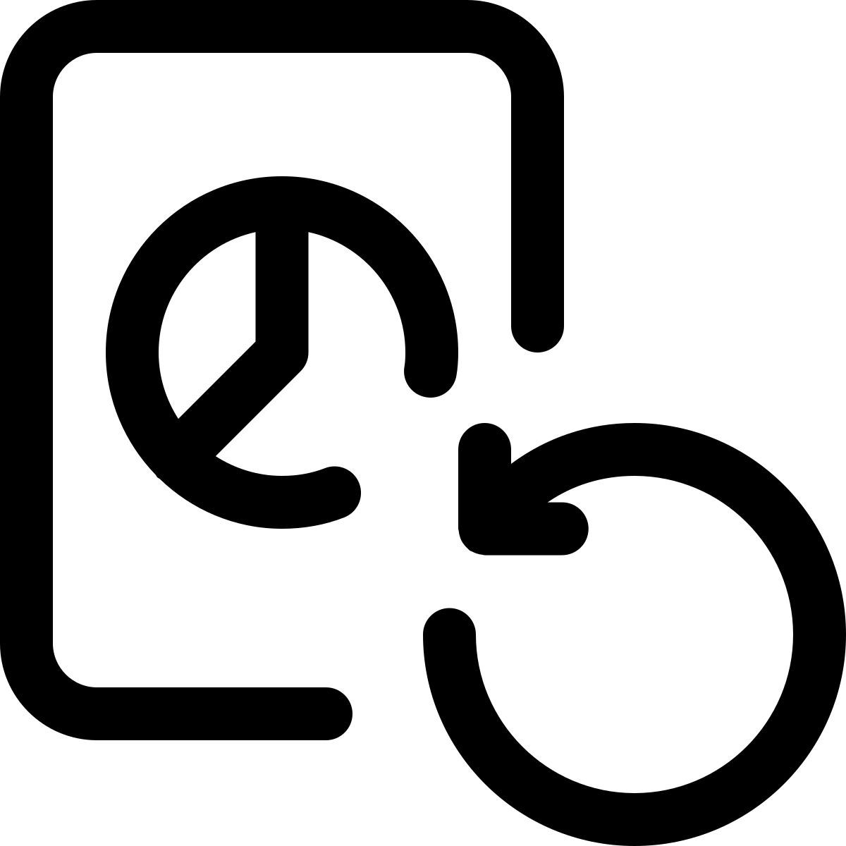 actualiser le graphique à secteurs icon
