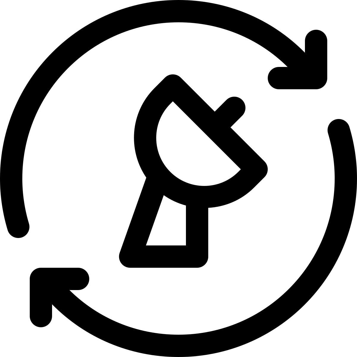atualizar conexão via satélite icon