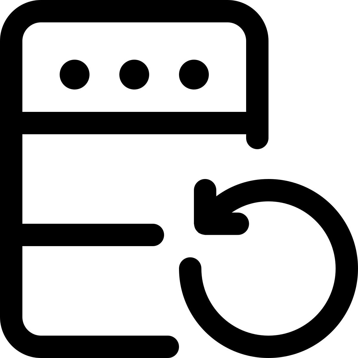 reiniciar el servidor icon