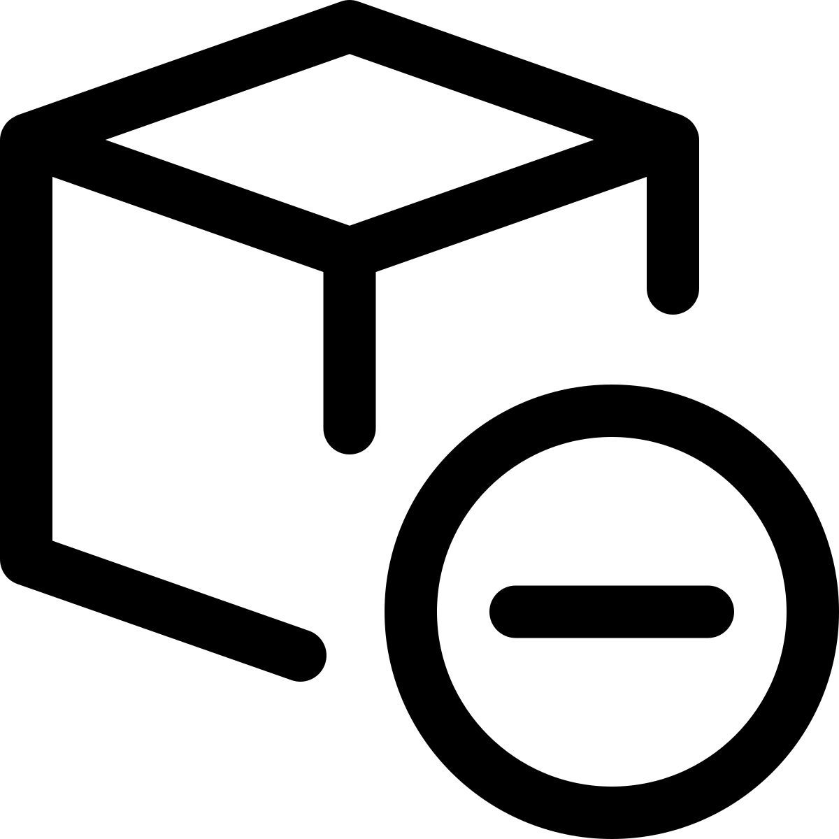 Supprimer le modèle 3D icon
