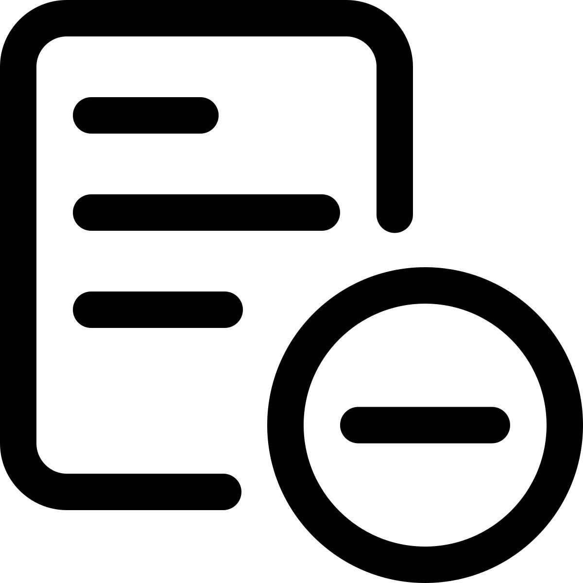 eliminar documento icon