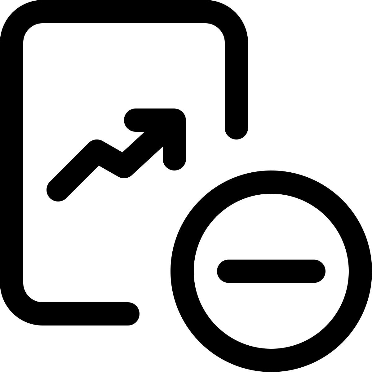 supprimer le graphique icon