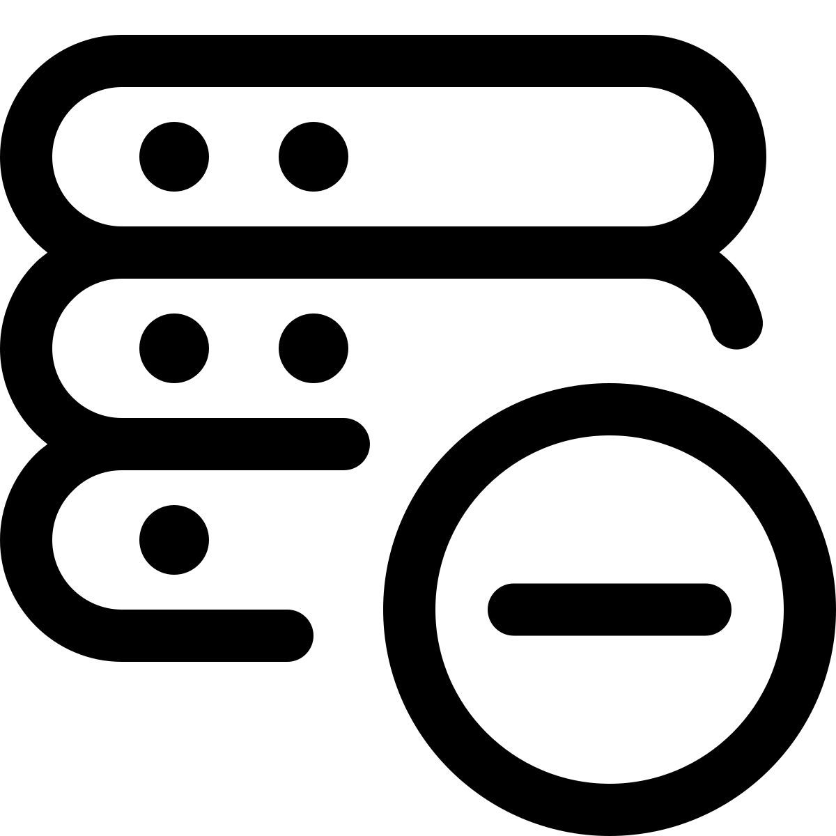 eliminar servidor icon