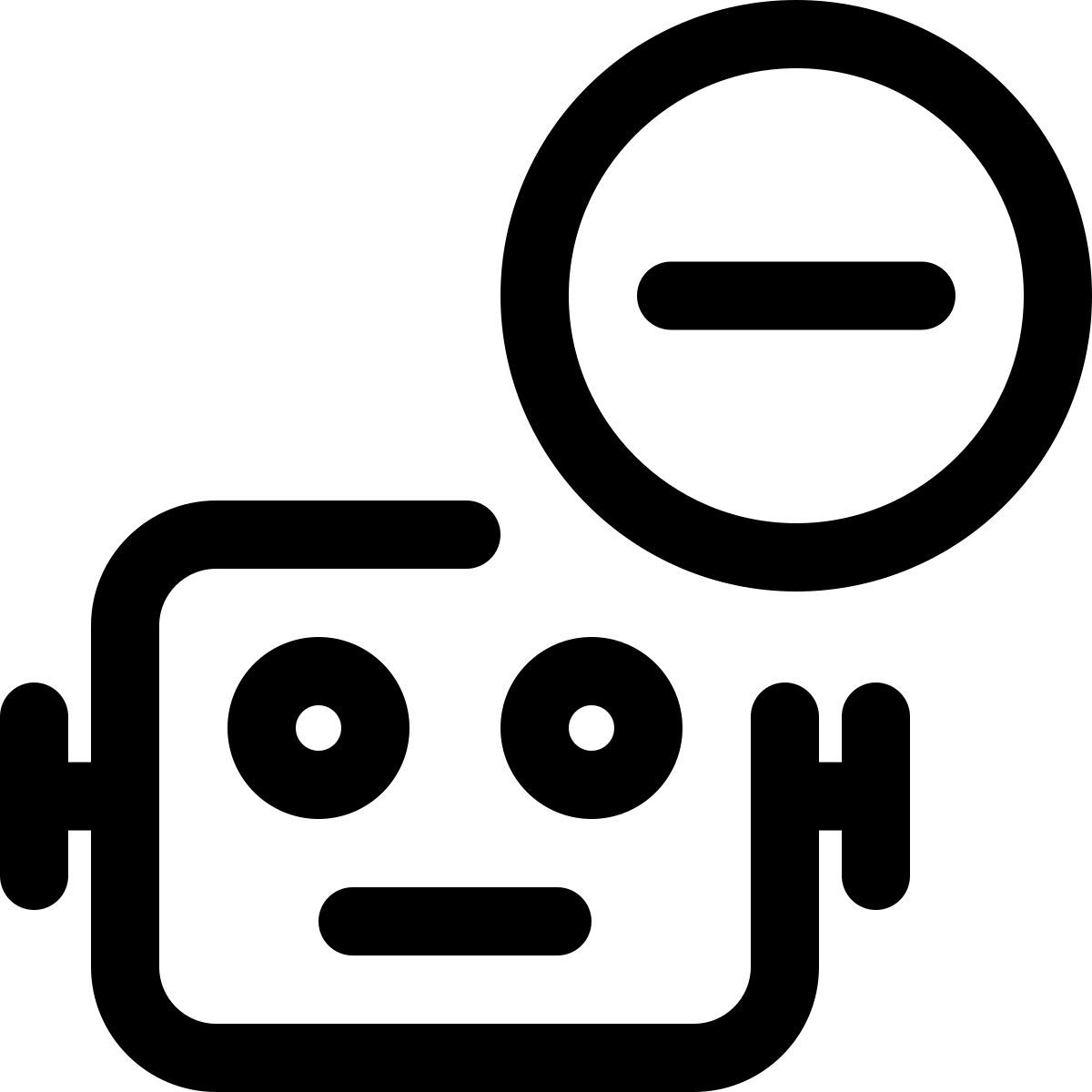 roboterfunktion entfernen icon