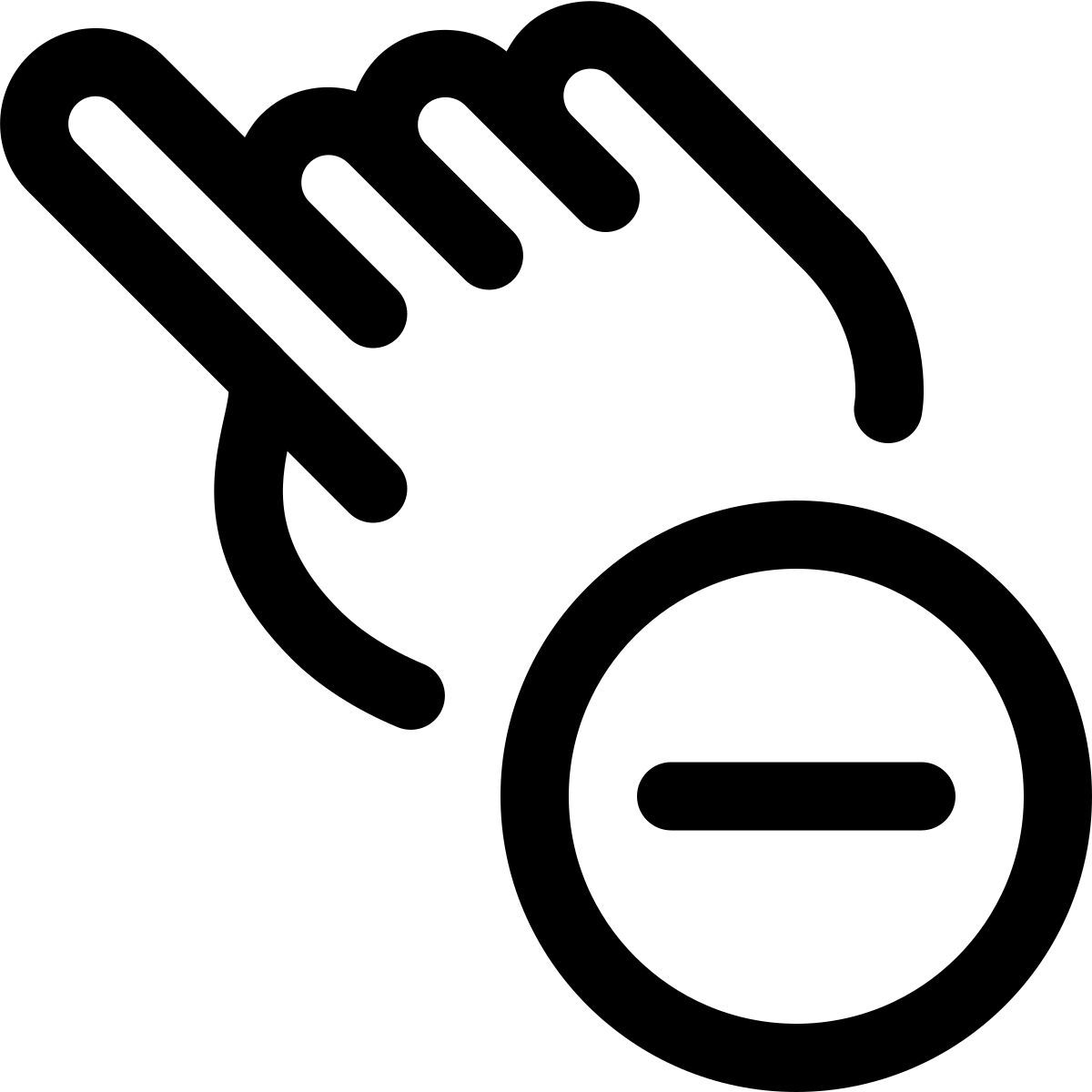 轻触即可移除 icon